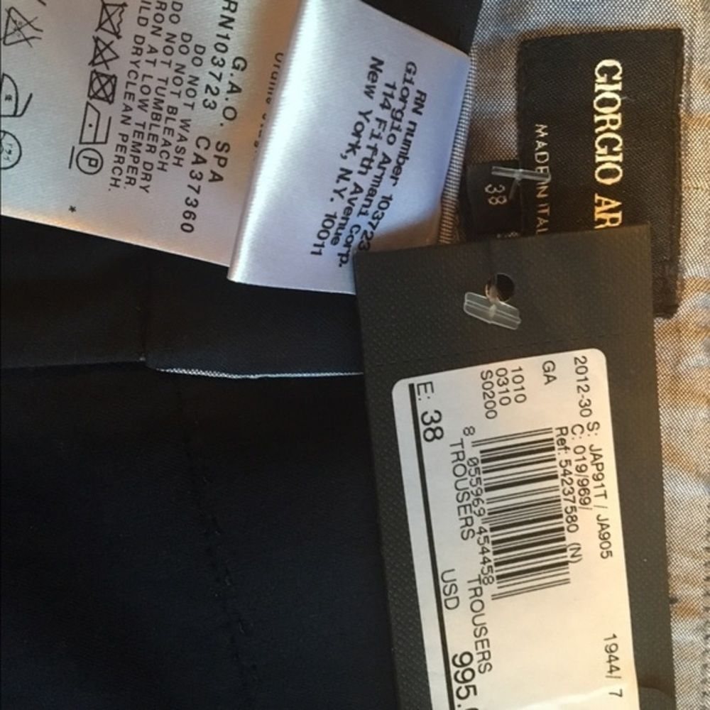 Brand new Armani pants